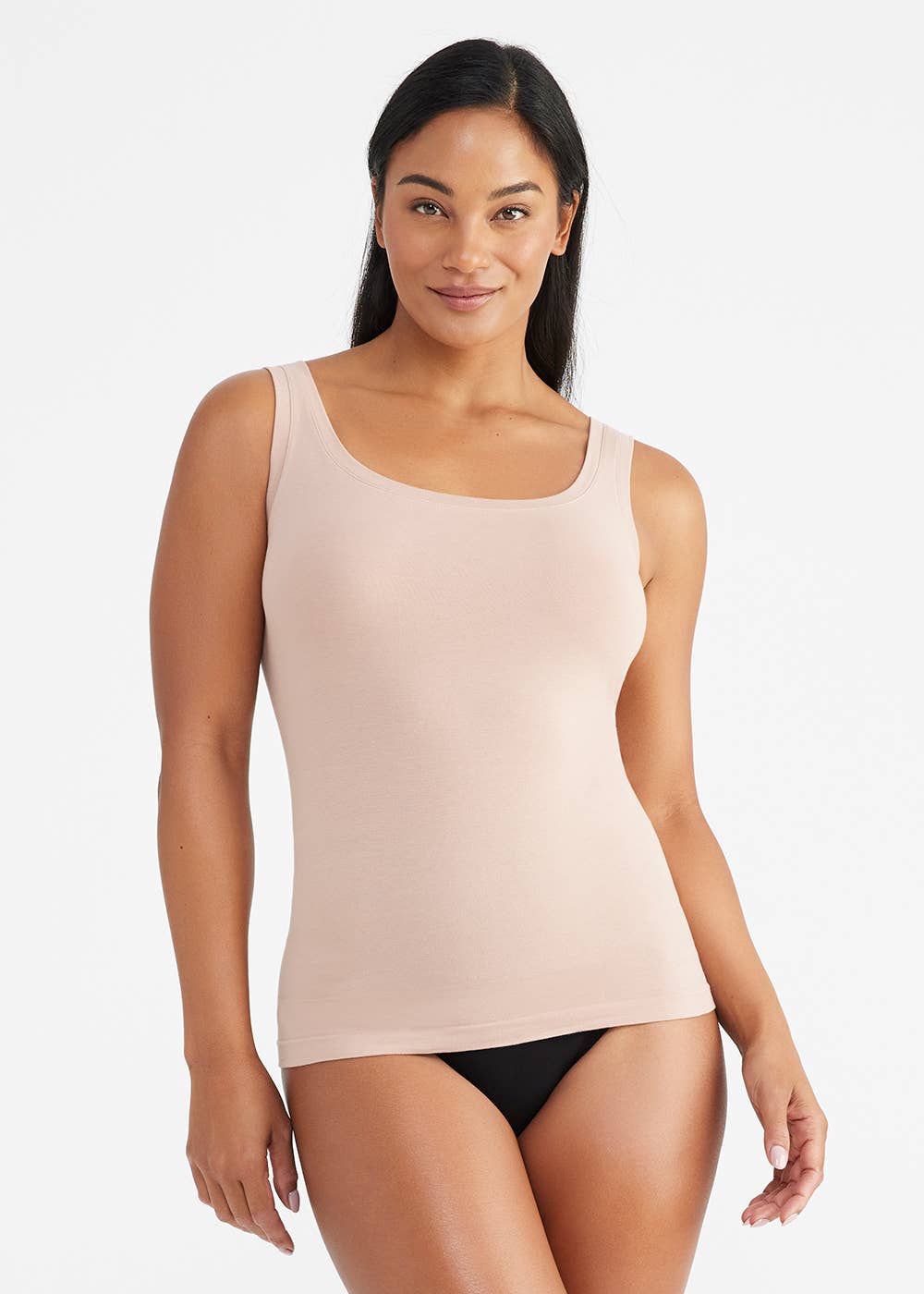 Anna Scoop Neck Shaping Tank Top - 360Sculpt™ Cotton
