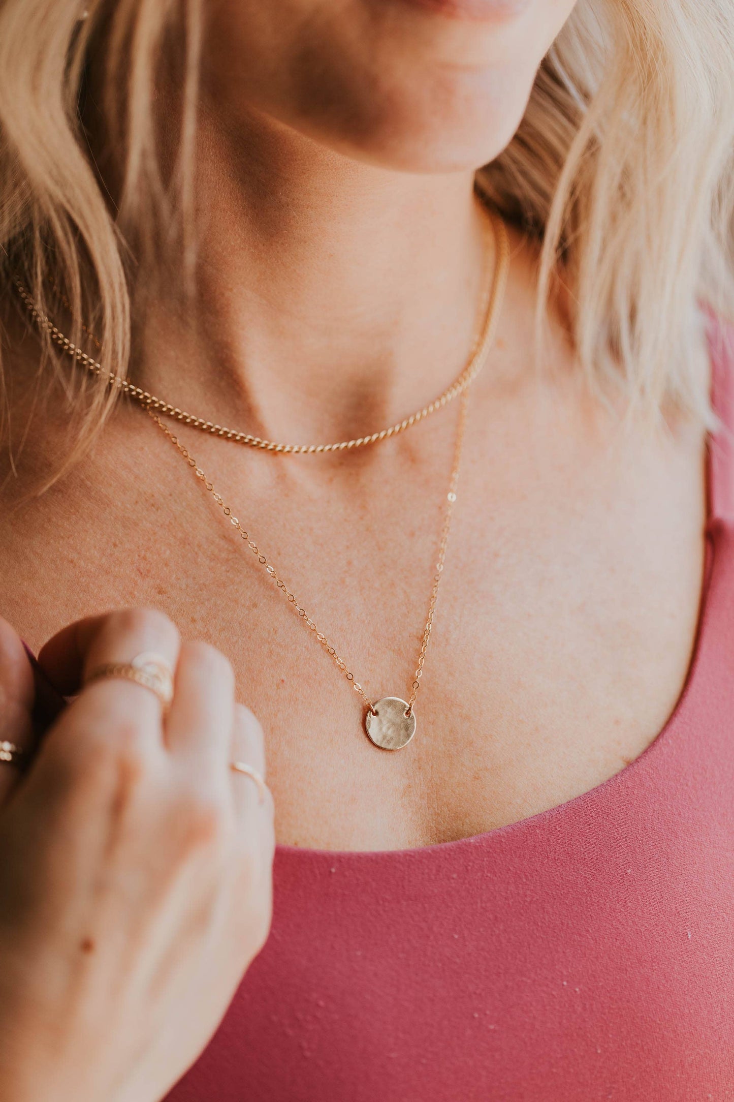 Supermoon Necklace | 14kt Gold Fill