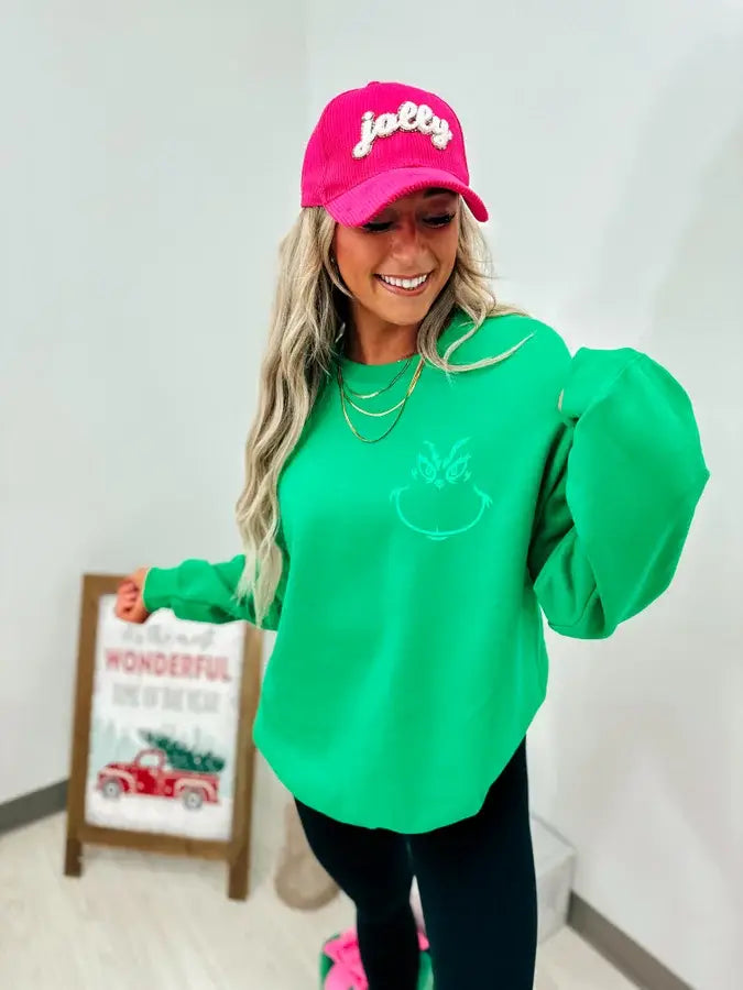 You're A Mean One Graphic Crewneck