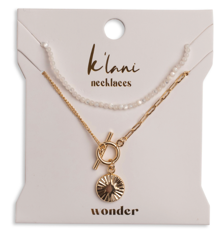 "Wonder" Necklaces-NEW Gold Star
