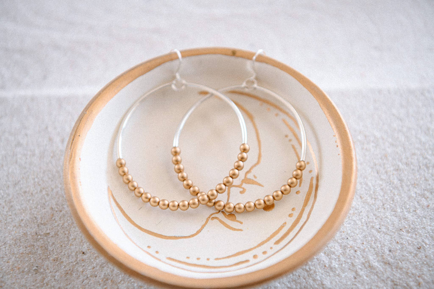 Far Out Sterling Silver and Gemstone Hoops