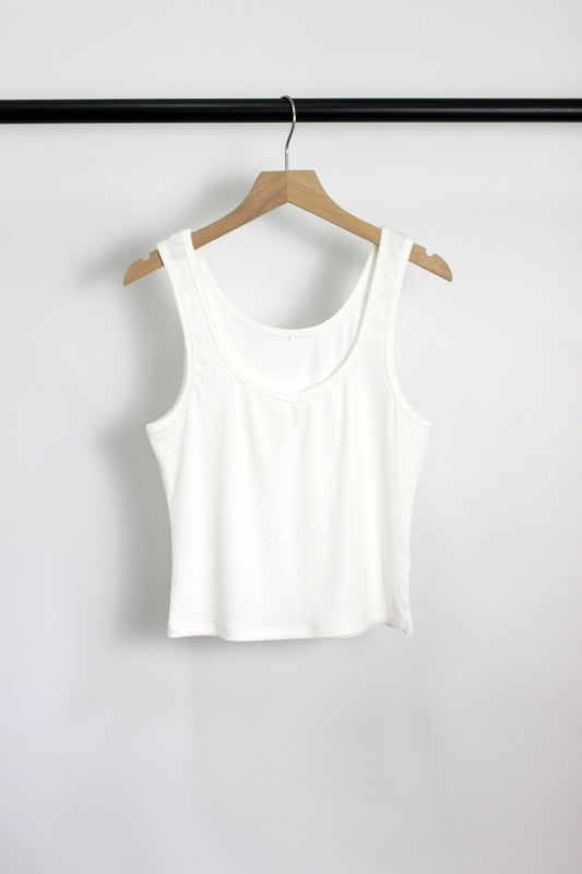 The Gwen Classic Ribbed Tank Top