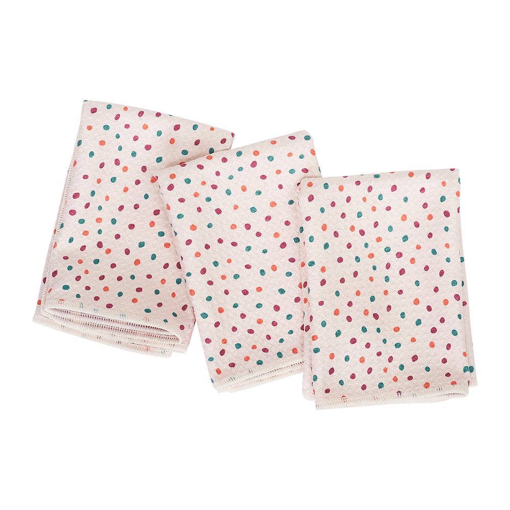 Mighty Mini Towel (Set of 3) Reversible - ZW Candy Cane