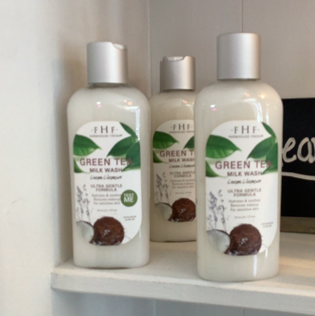 FHF Green Tea Milkwash Cream Cleanser
