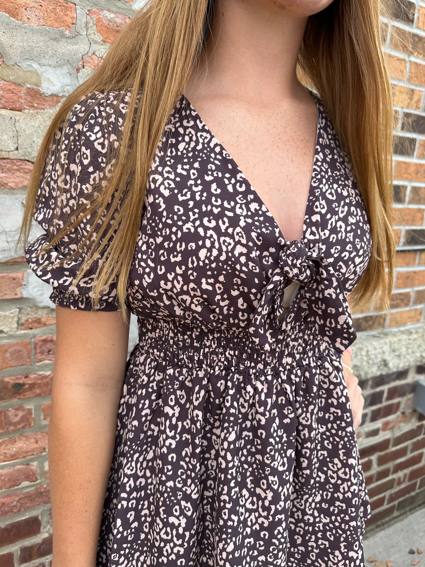 The Kenzie - Smocked Sleeve and Waist Flowy Romper