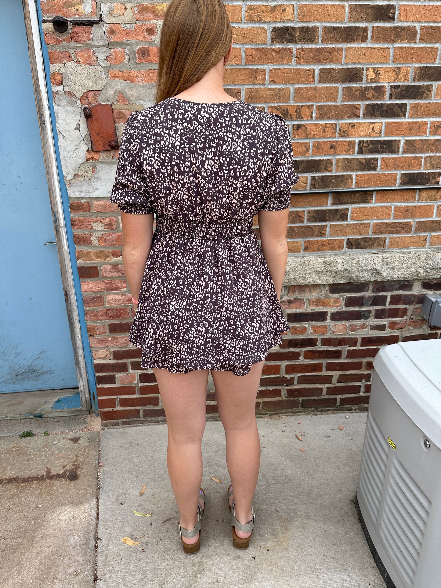 The Kenzie - Smocked Sleeve and Waist Flowy Romper