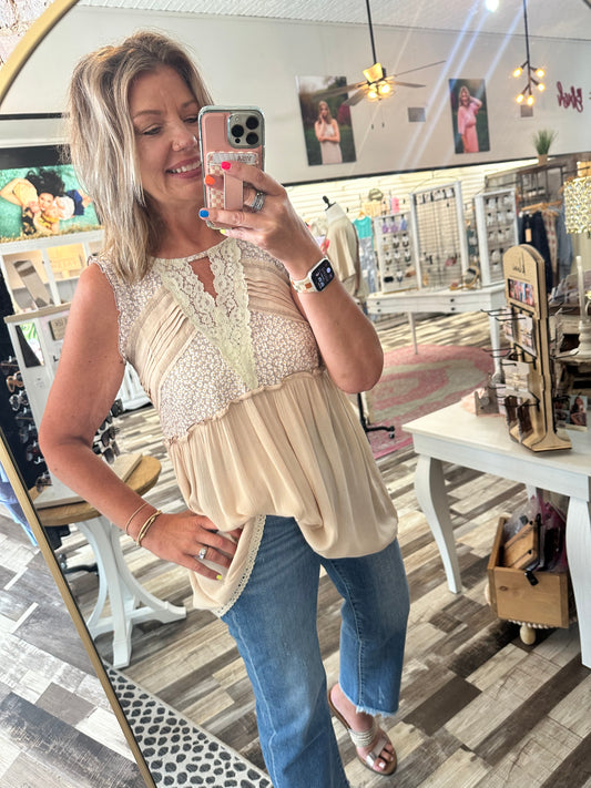 The Rachel Sleeveless Top