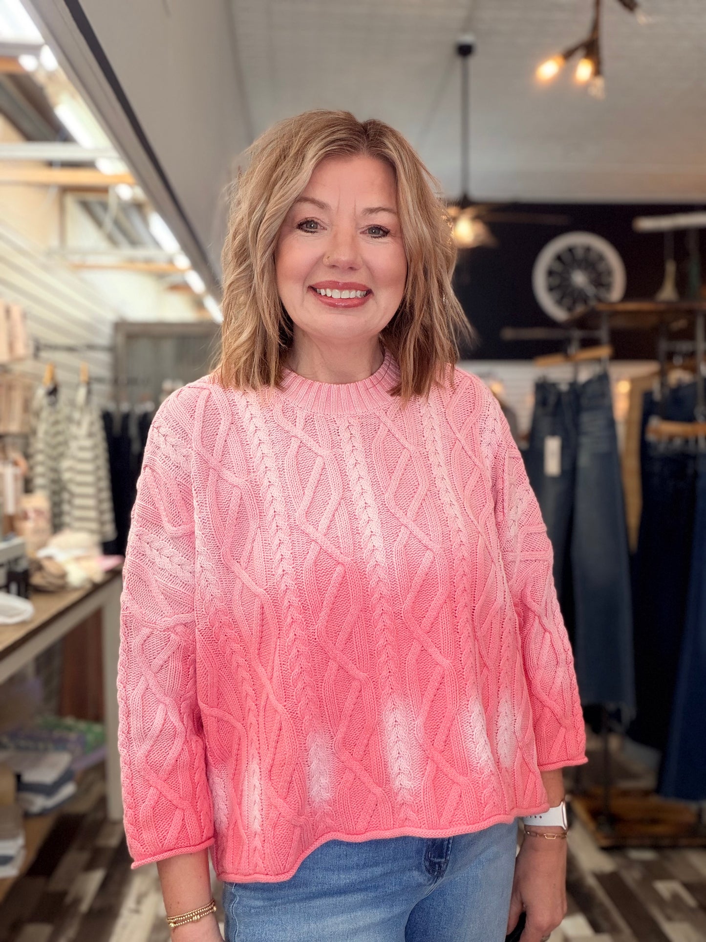 Slouchy Ombre Sweater