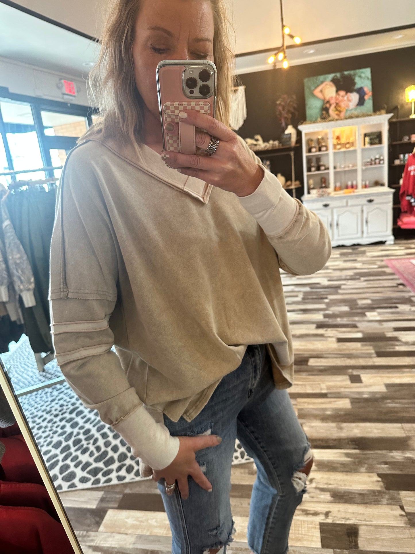 The Kelcee Mineral Wash Kelcee Top