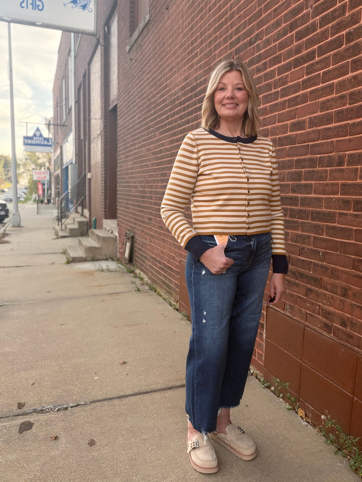 Autumn Dreams Color Block Cardigan