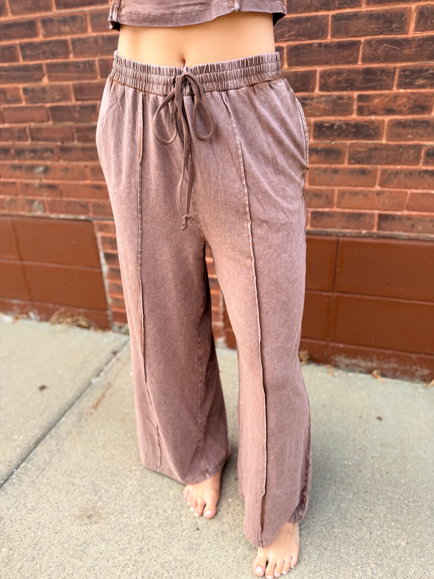 Slaying Fall Mineral Wash Tank & Wide Leg Set