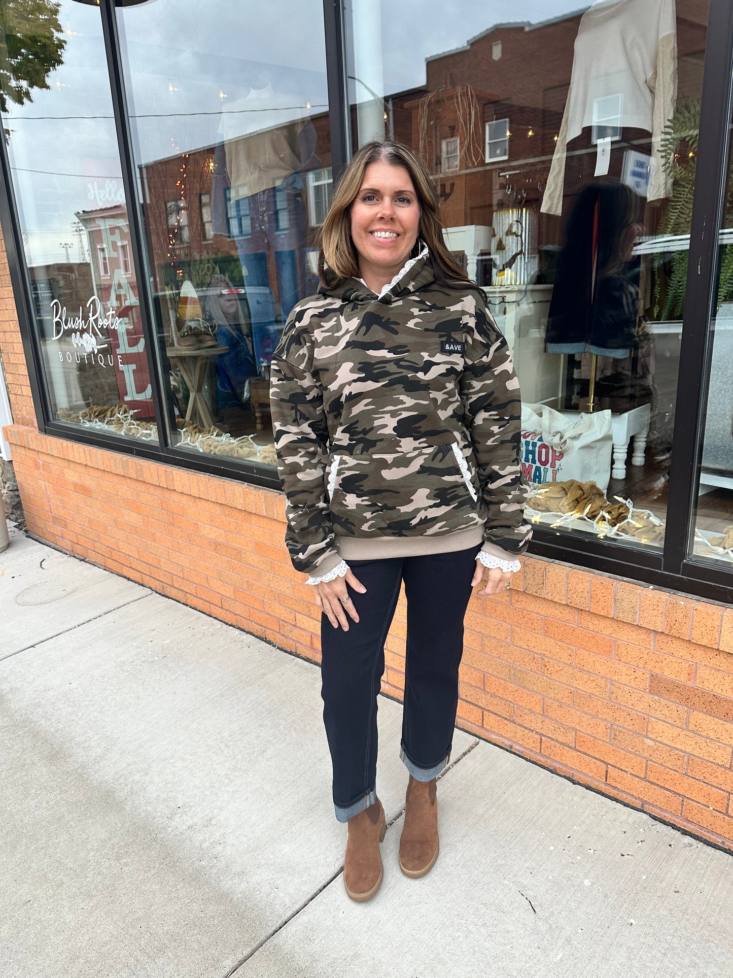 Ampersand Avenue Comfort Zone Hoodie - Camo