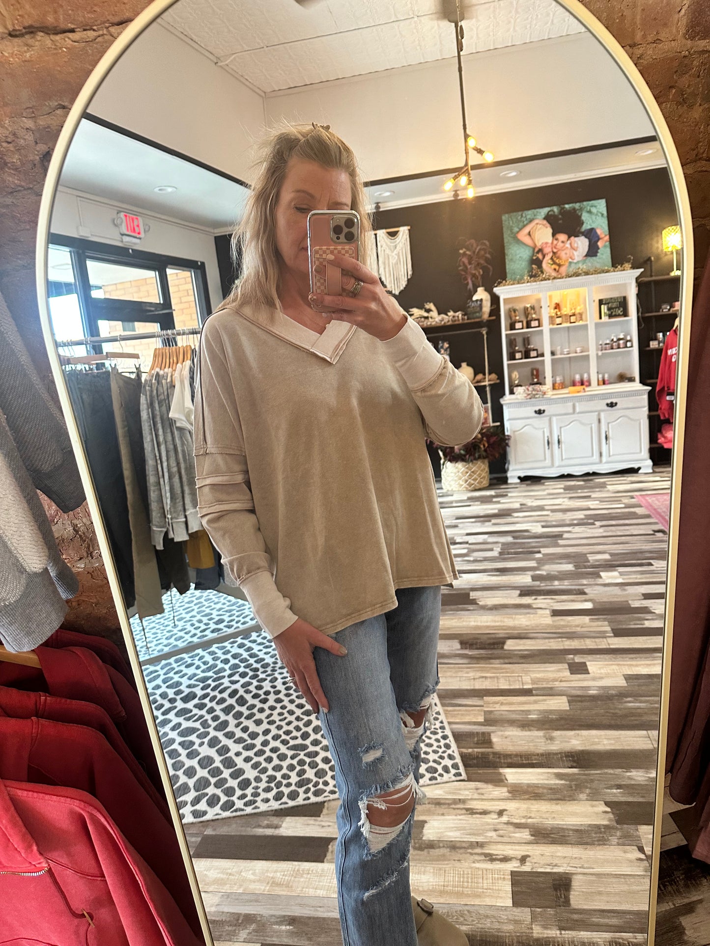 The Kelcee Mineral Wash Kelcee Top