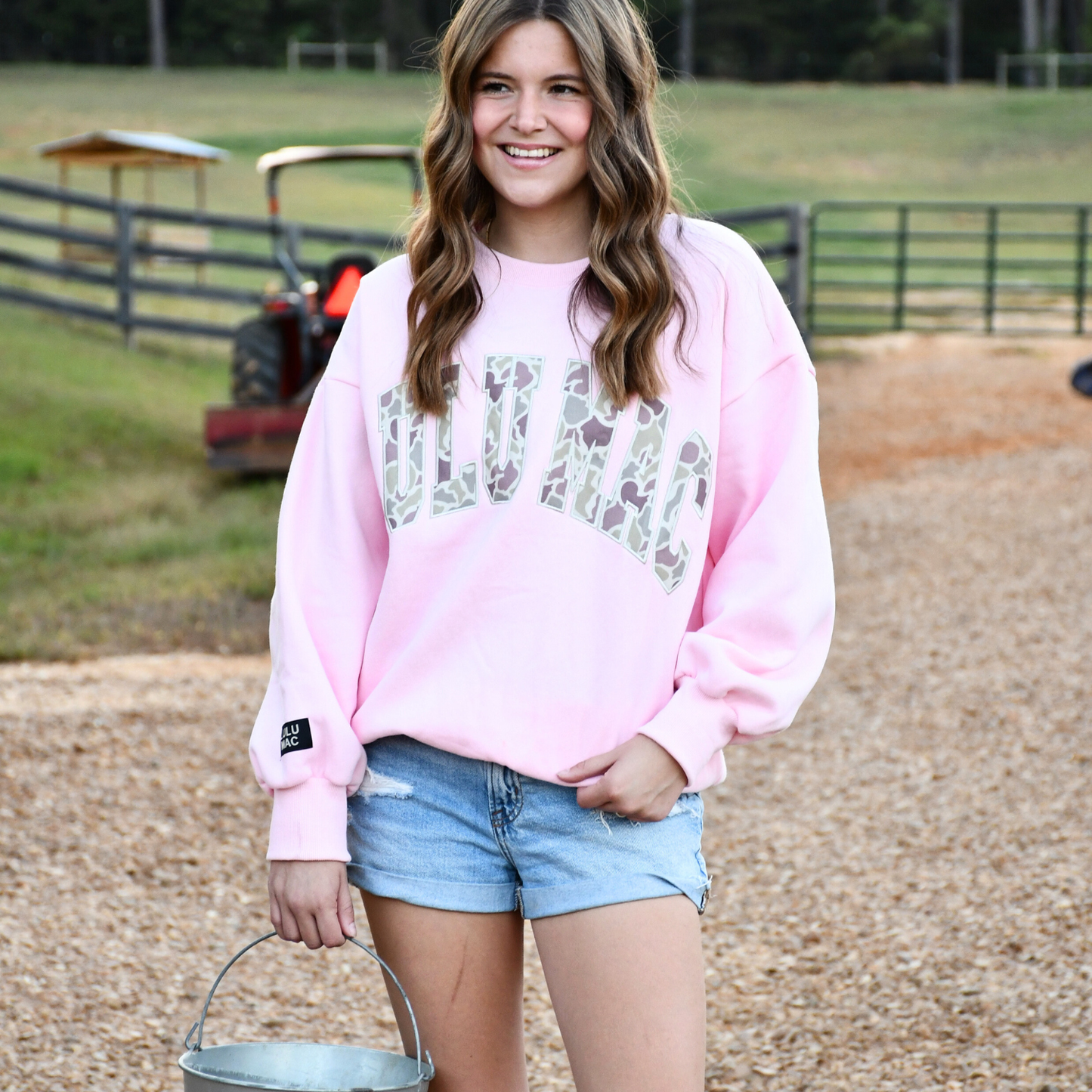 Lulu Mac Pink Camo Pullover