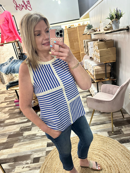 This or That Textured Knit Tank