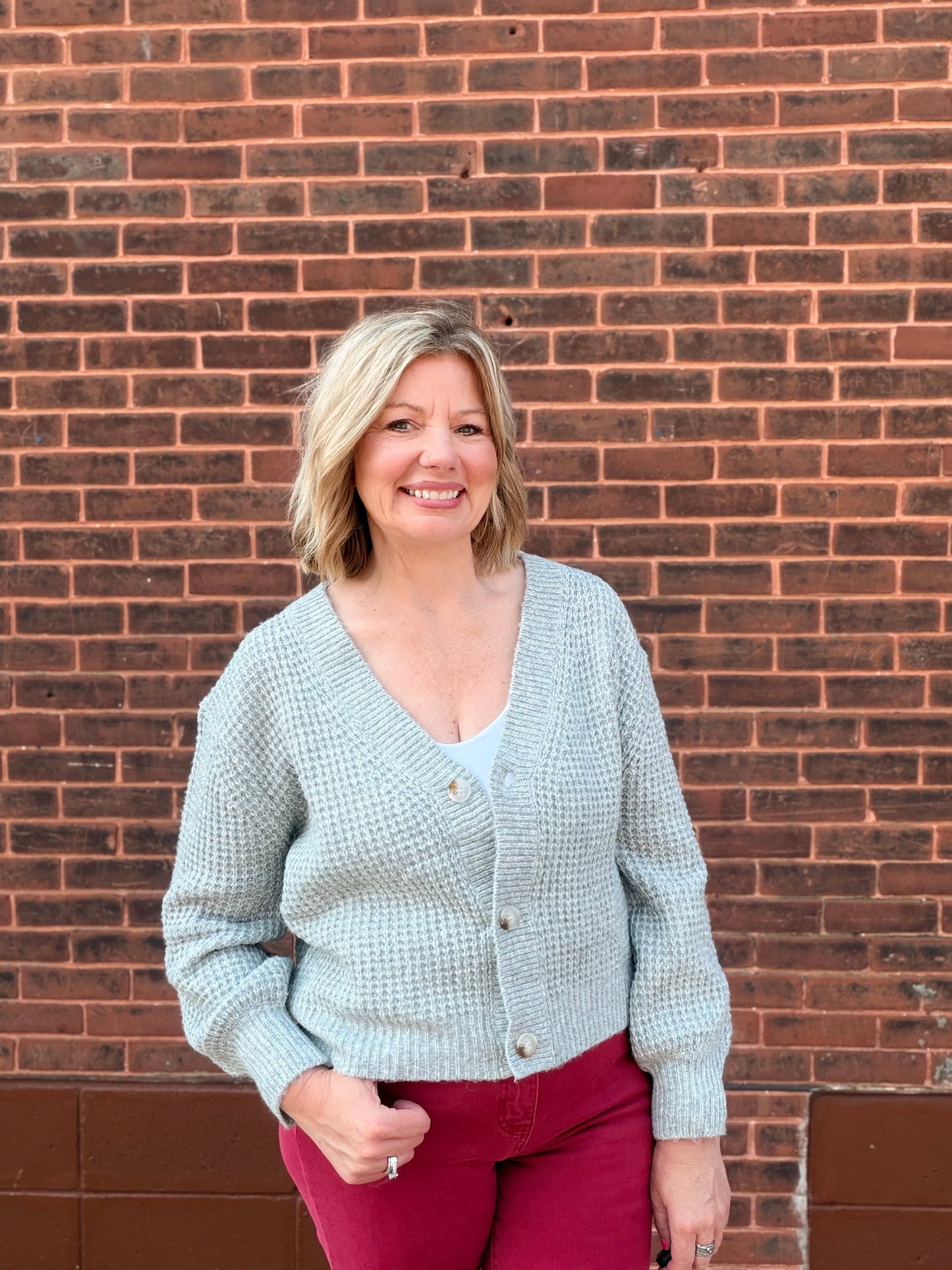 The Natalia Grey Cardigan