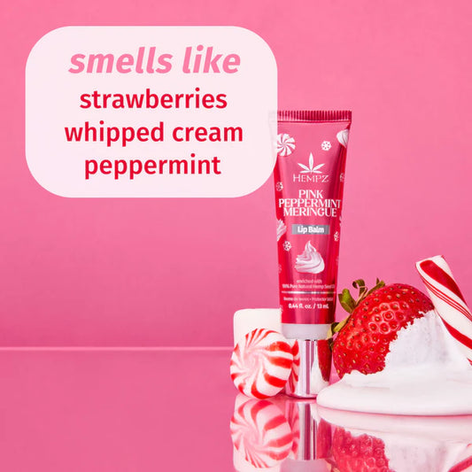 Hempz Pink Peppermint Meringue Lip Balm