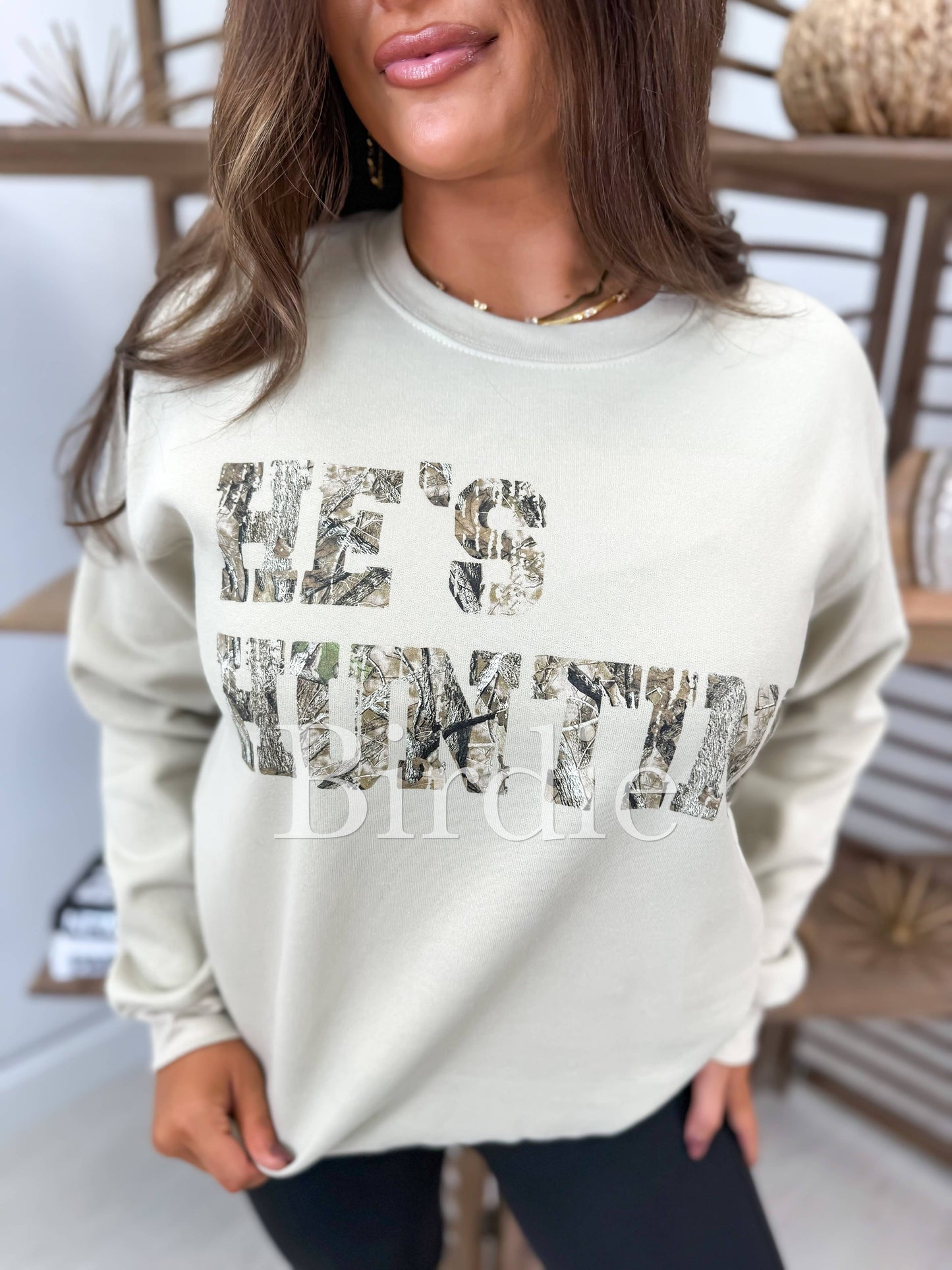 He's Hunting Graphic