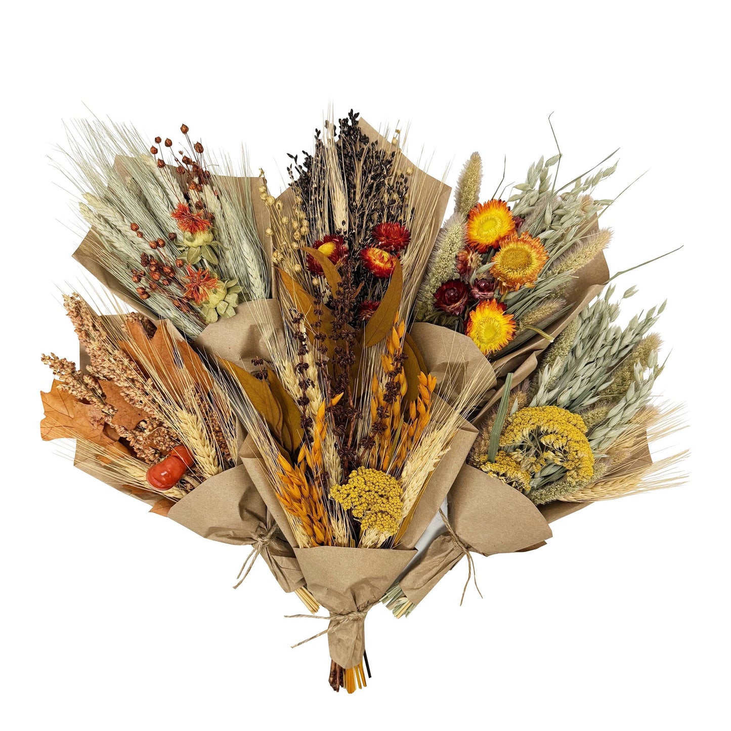 Petite Harvest 12" Bouquet:  Grain Bounty #188