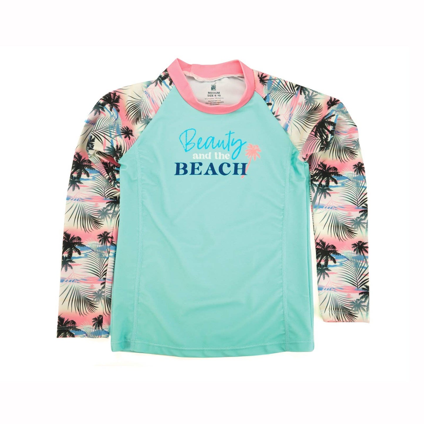 Juice Box Girls Fun In The Sun Rash Guard Swim Tee Open Stck