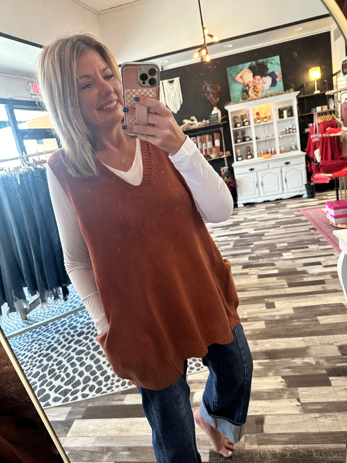 The Abbi Tunic Sweater Vest