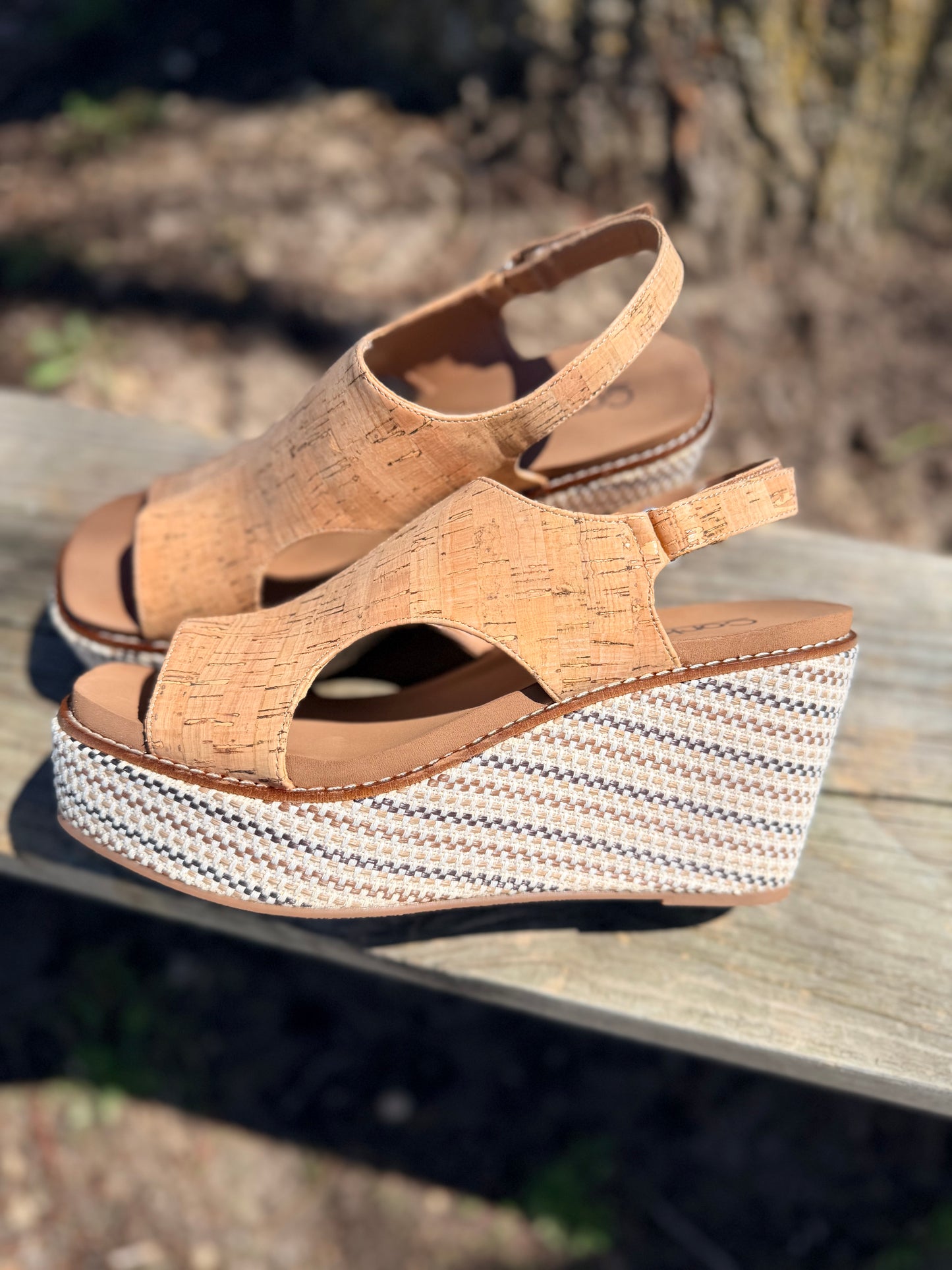 Corky's Cork Freddie Wedges