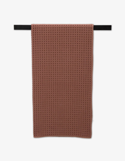 Dusty Rose Waffle Bath Towel