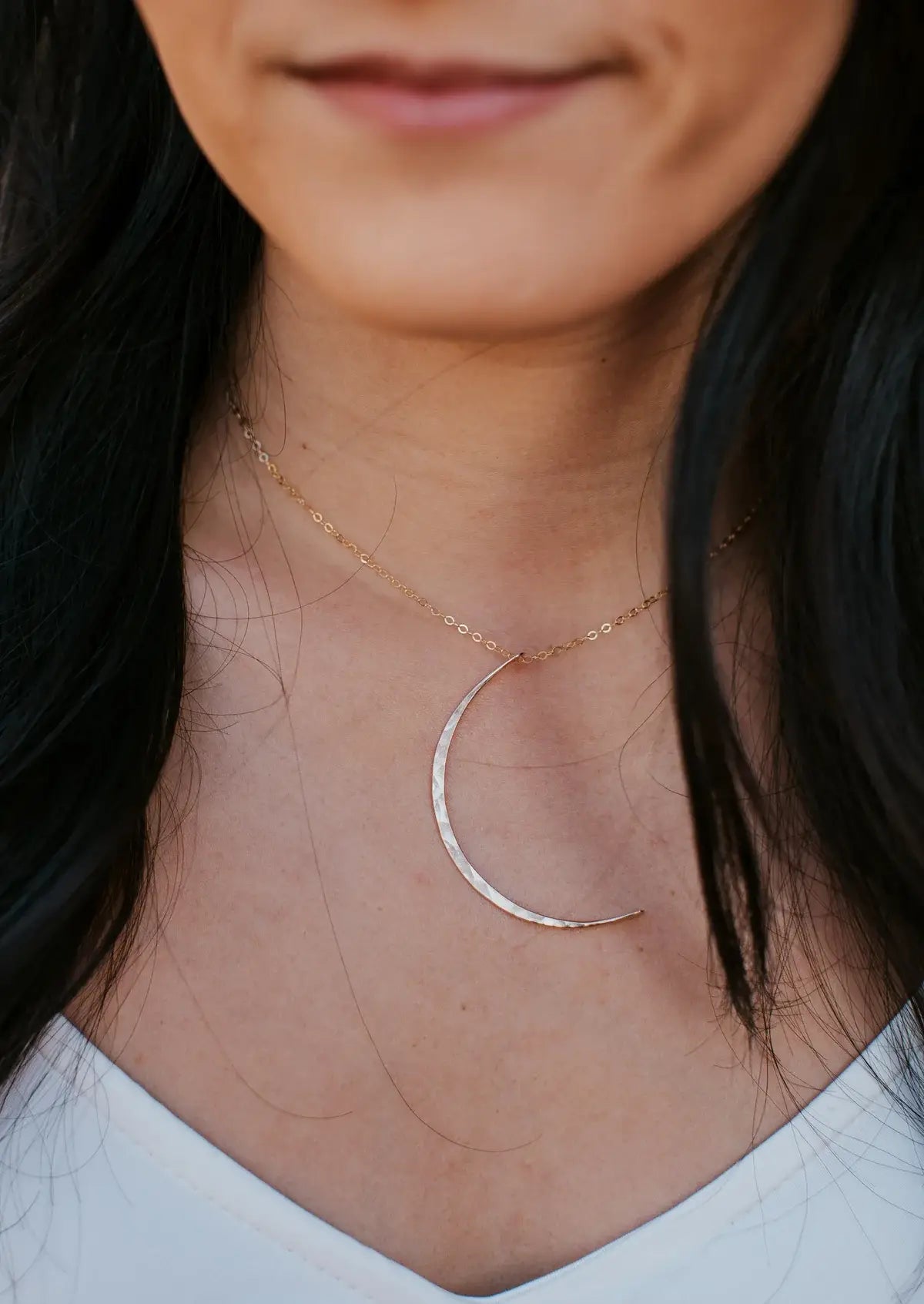 New Moon Pendant | 14kt Gold Fill