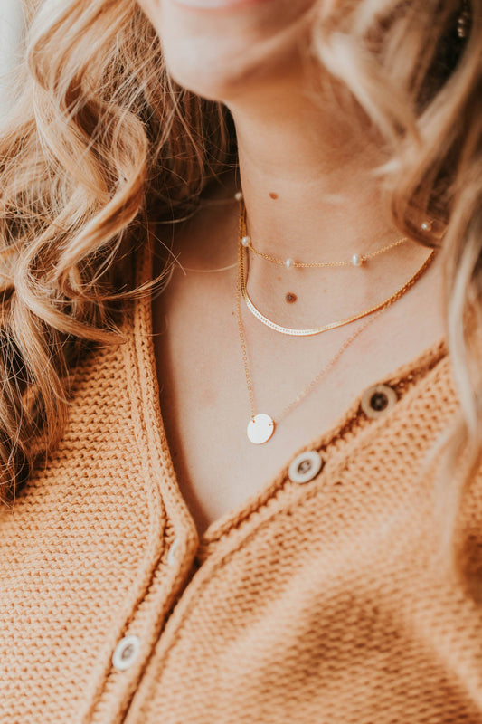 Supermoon Necklace | 14kt Gold Fill