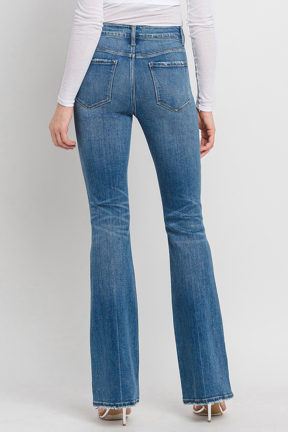 Flying Monkey High Rise Full Length Bootcut Jeans
