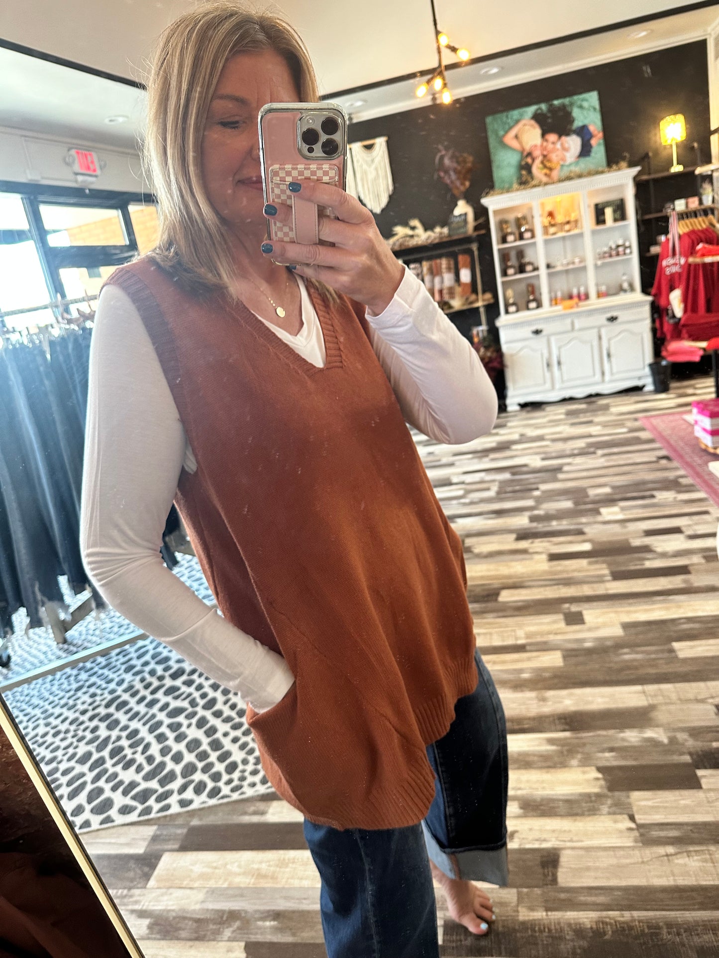 The Abbi Tunic Sweater Vest