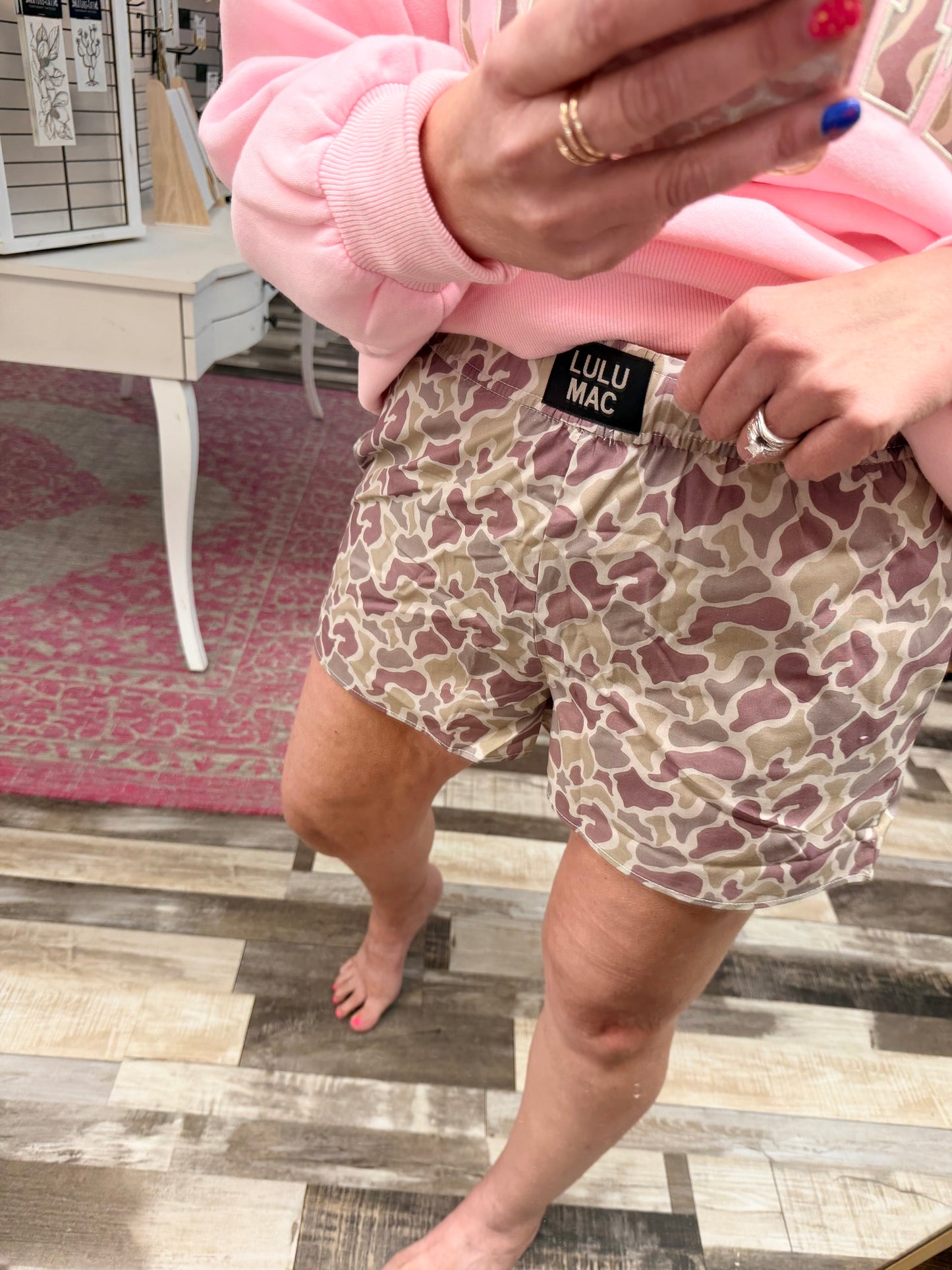 Lulu Mac Camo Boxer Shorts