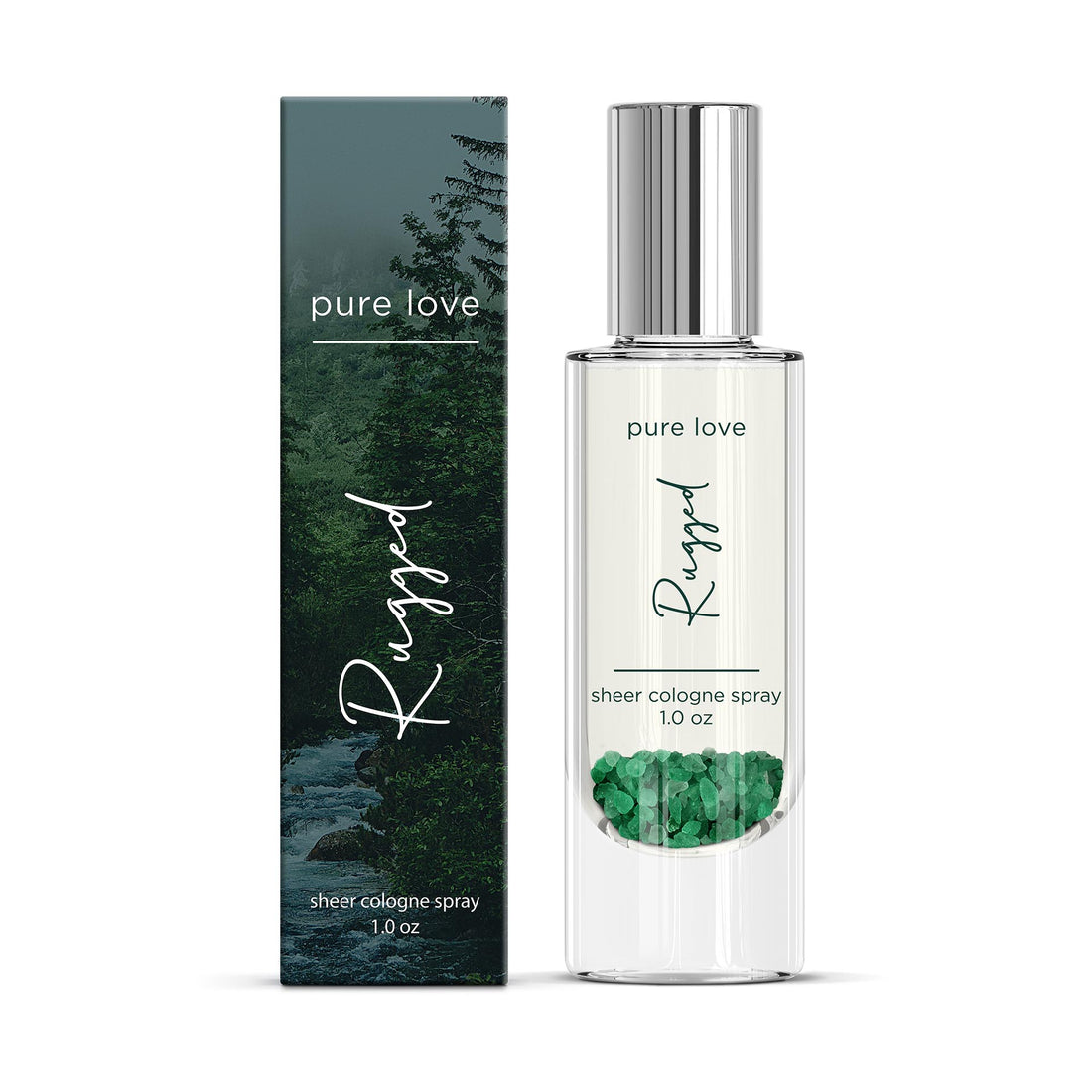 Pure Love [Rugged] Sheer Cologne Spray (Unisex): 1 oz