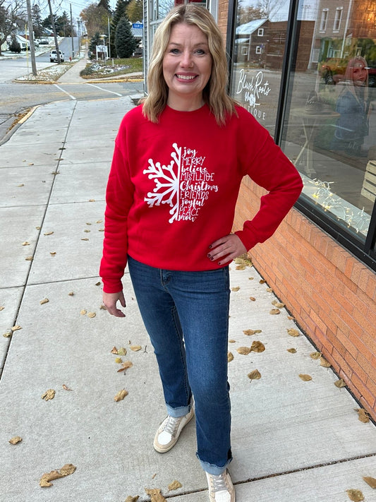 Christmas Snowflake Sweatshirt