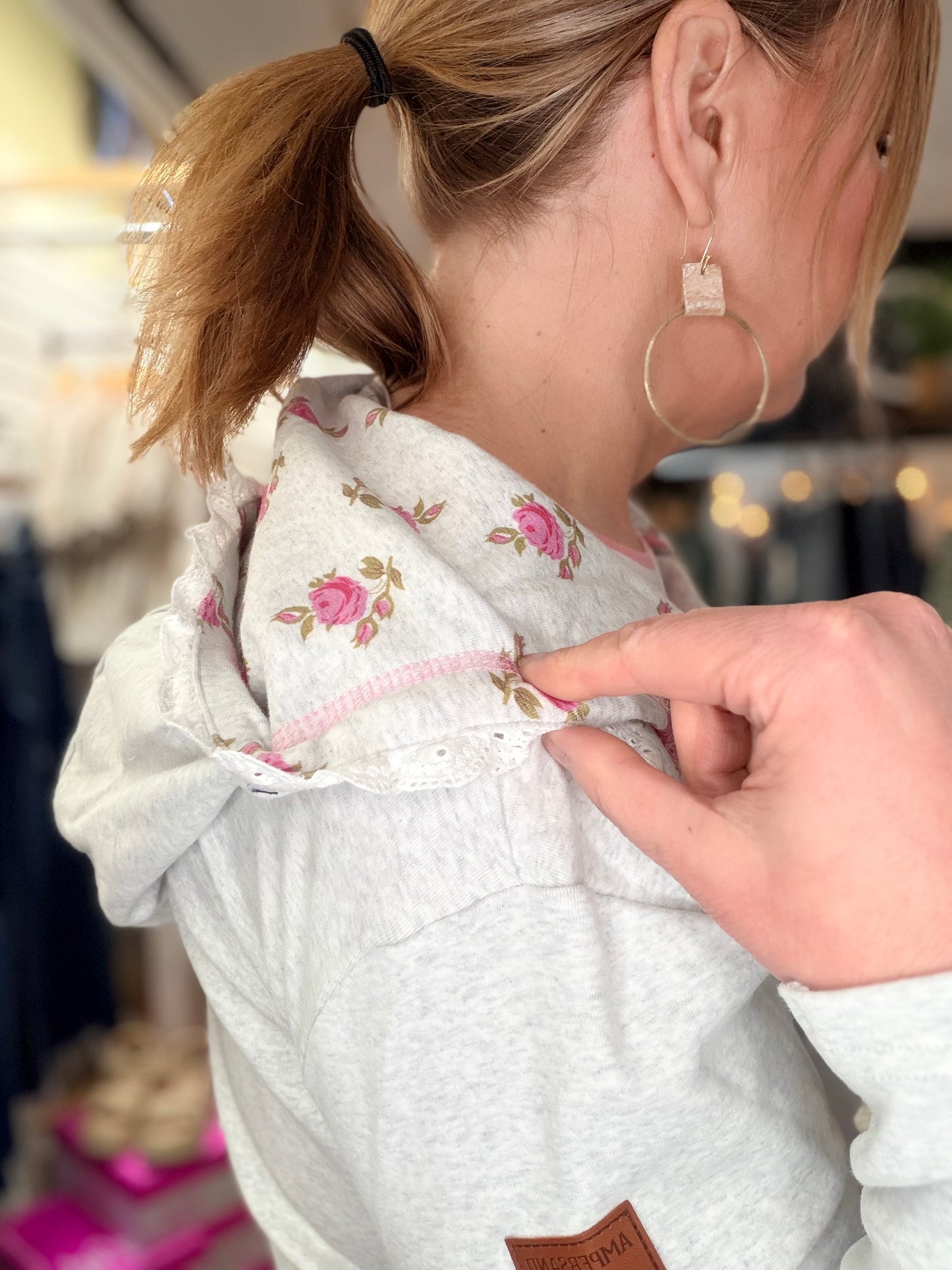 Ampersand Avenue Morning Mist - Full Zip Hoodie