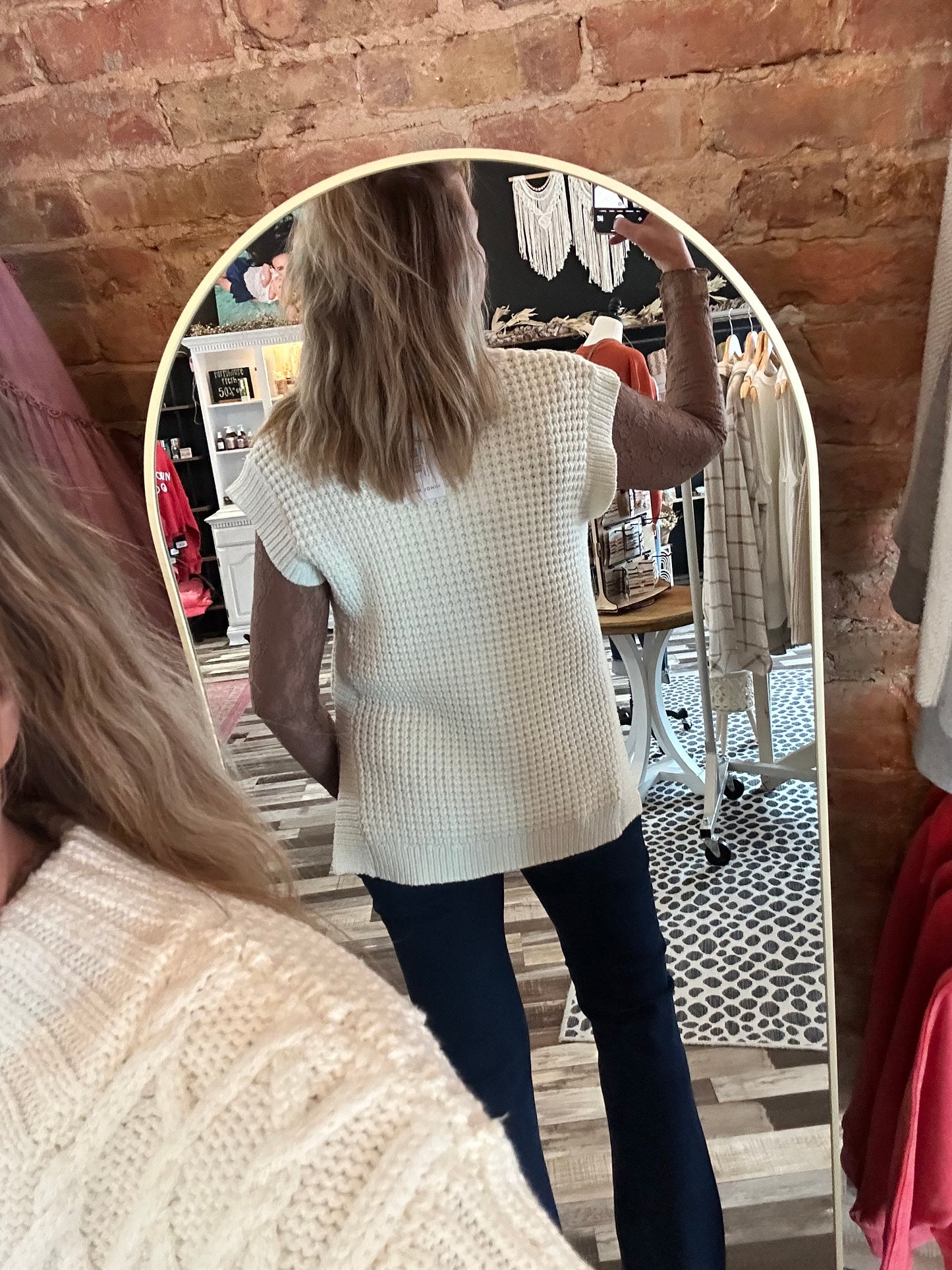 Dear John Brianna Wide Neck Sweater Vest