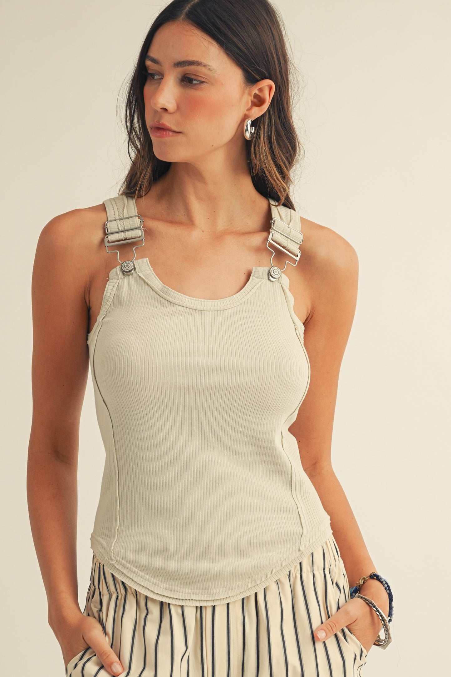 Buckled Edge Tank Top