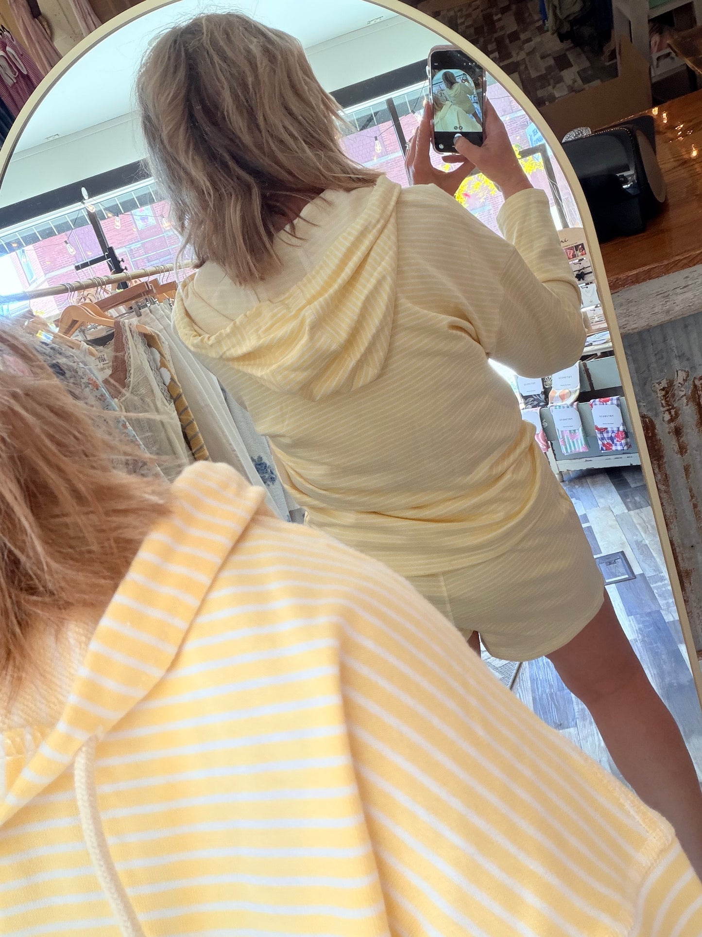 Boardwalk Stripe Pullover Hoodie