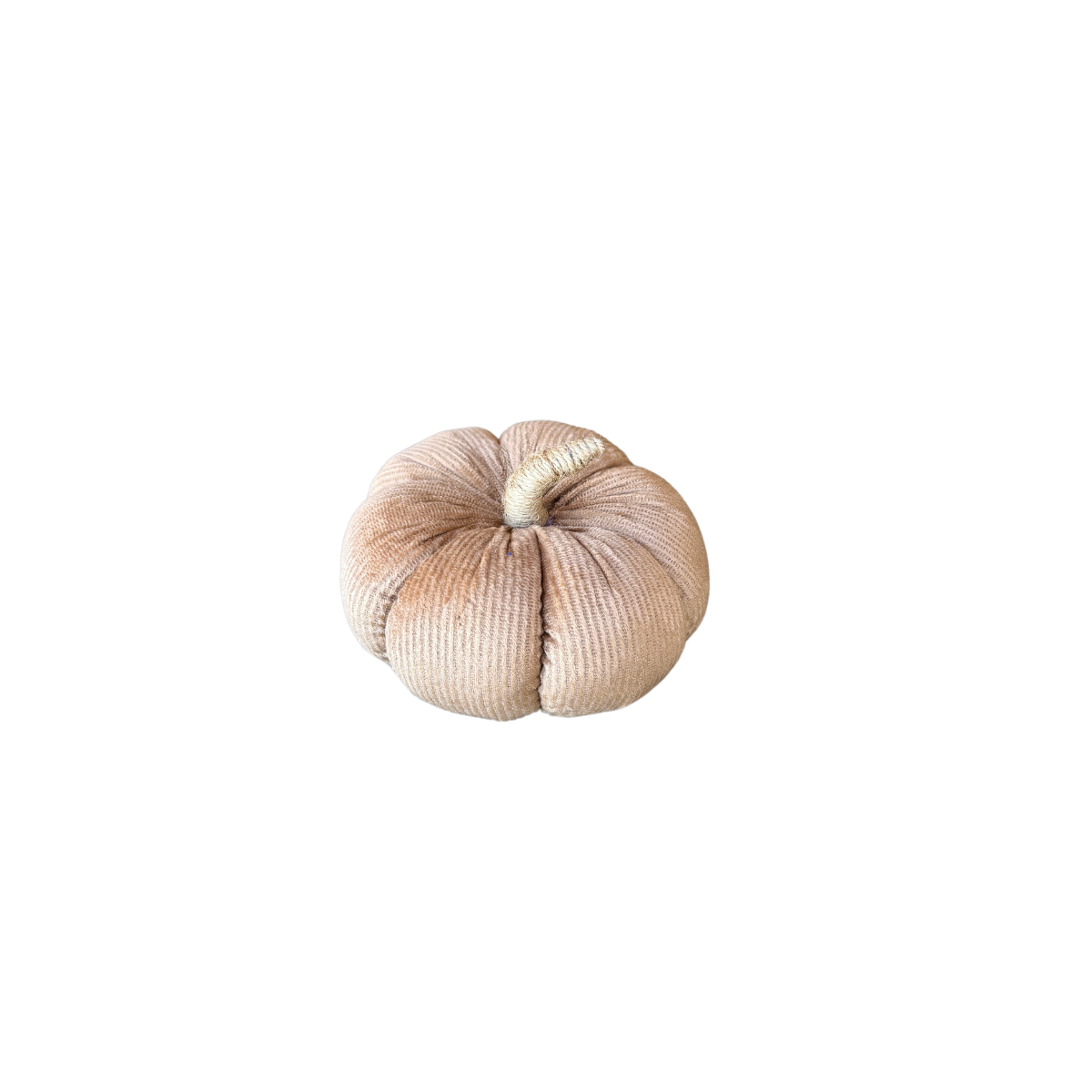 Tan Corduroy Pumpkin