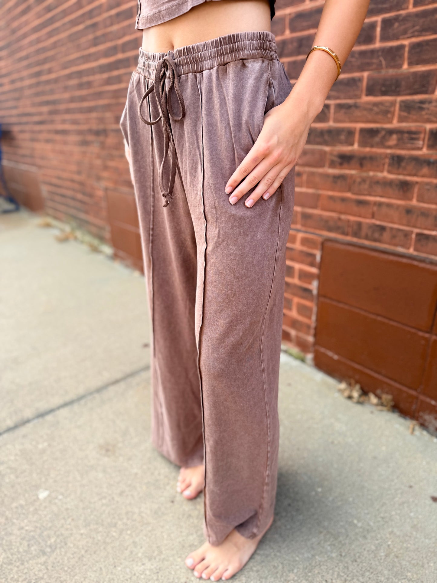 Slaying Fall Mineral Wash Tank & Wide Leg Set