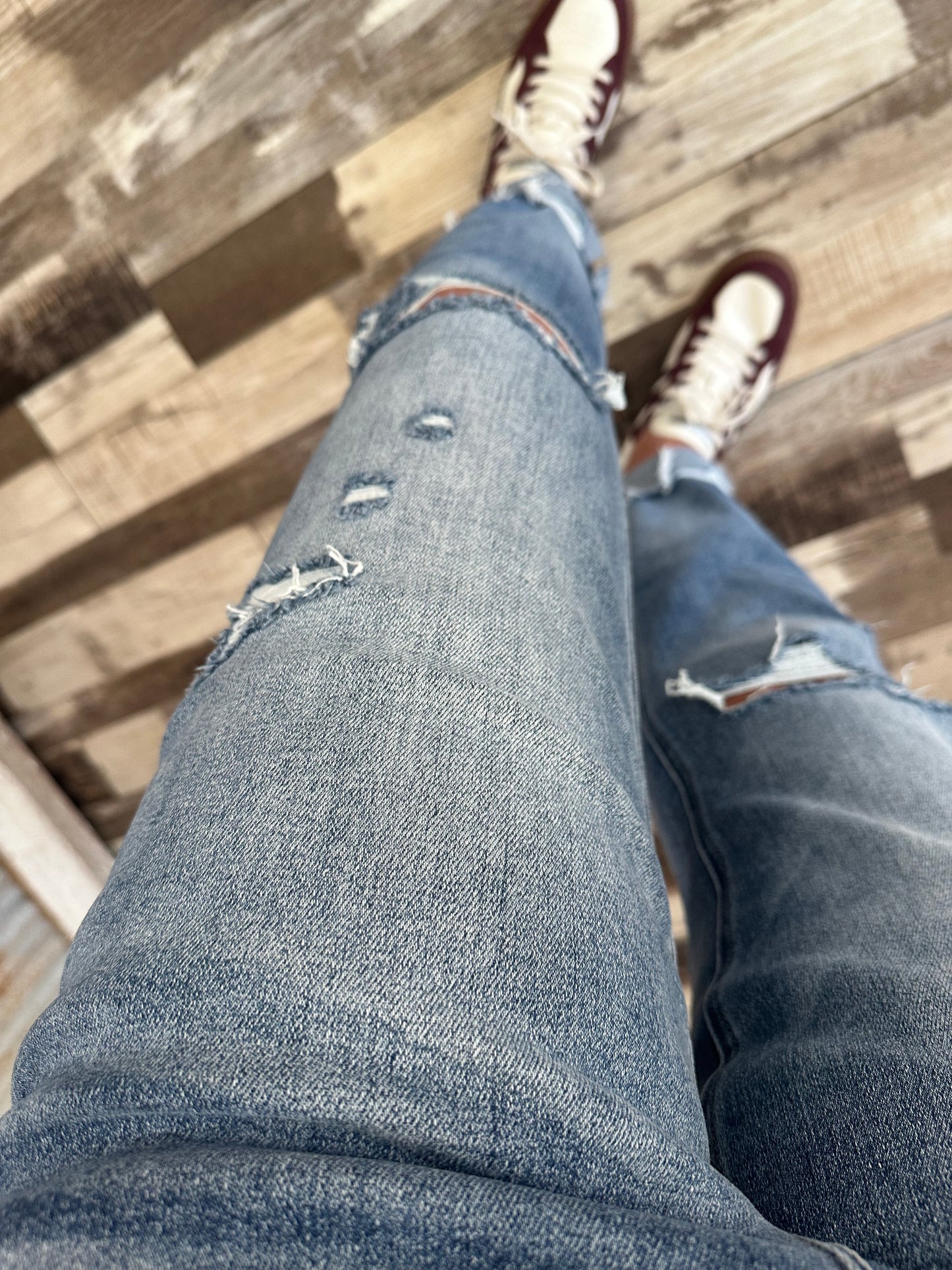 Mica High Rise Straight Leg w/Button Fly