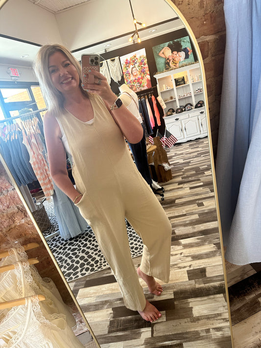 The Jade Mineral Wash Jumpsuit