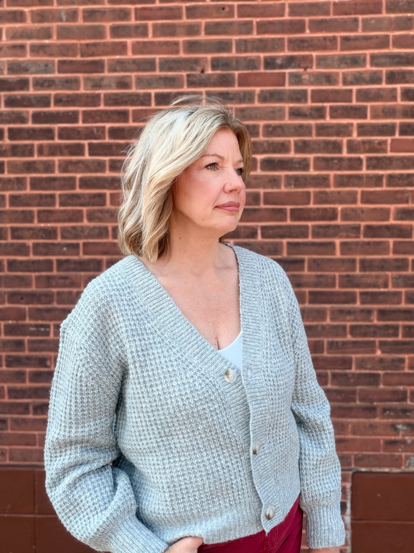 The Natalia Grey Cardigan