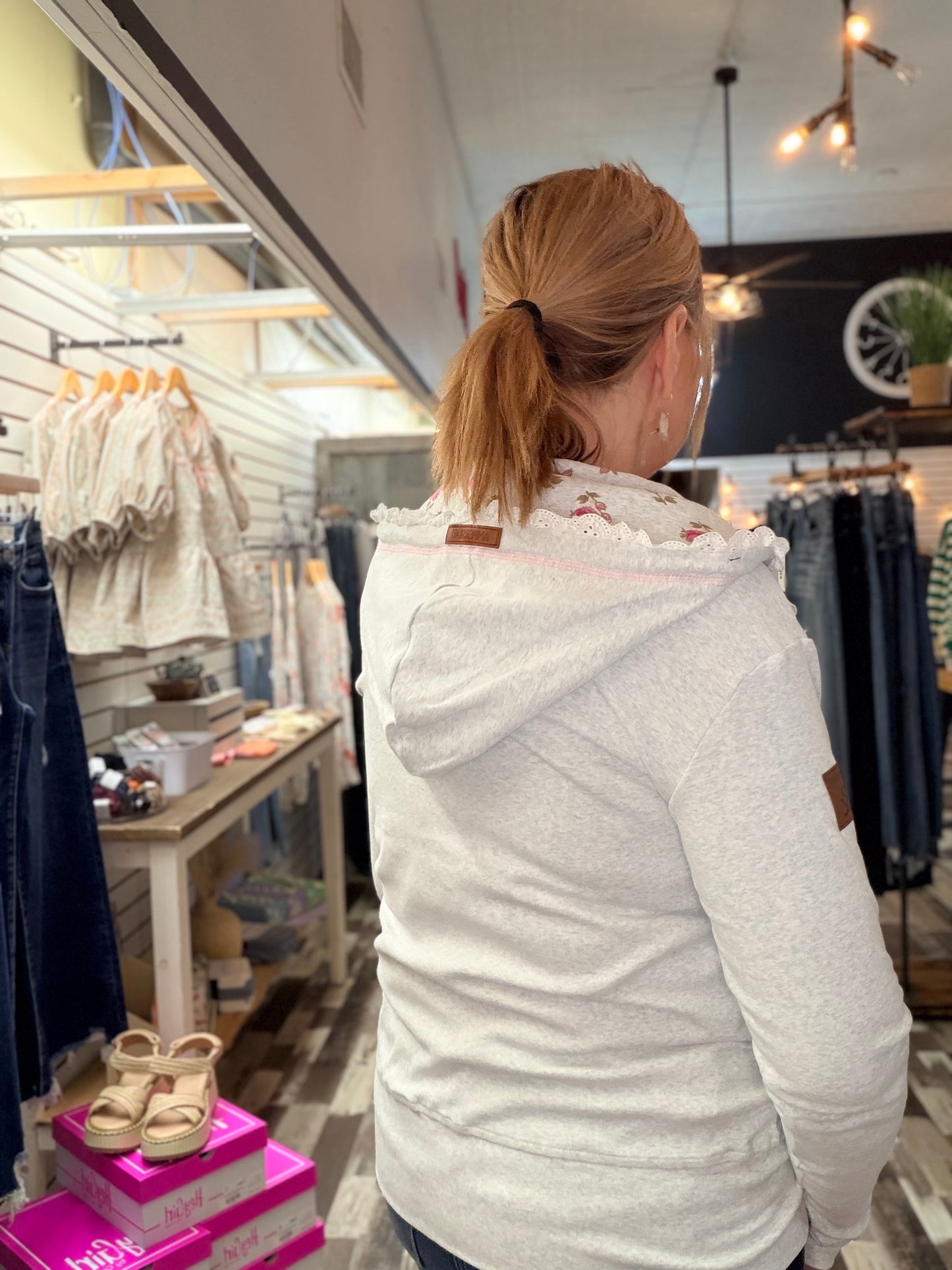 Ampersand Avenue Morning Mist - Full Zip Hoodie