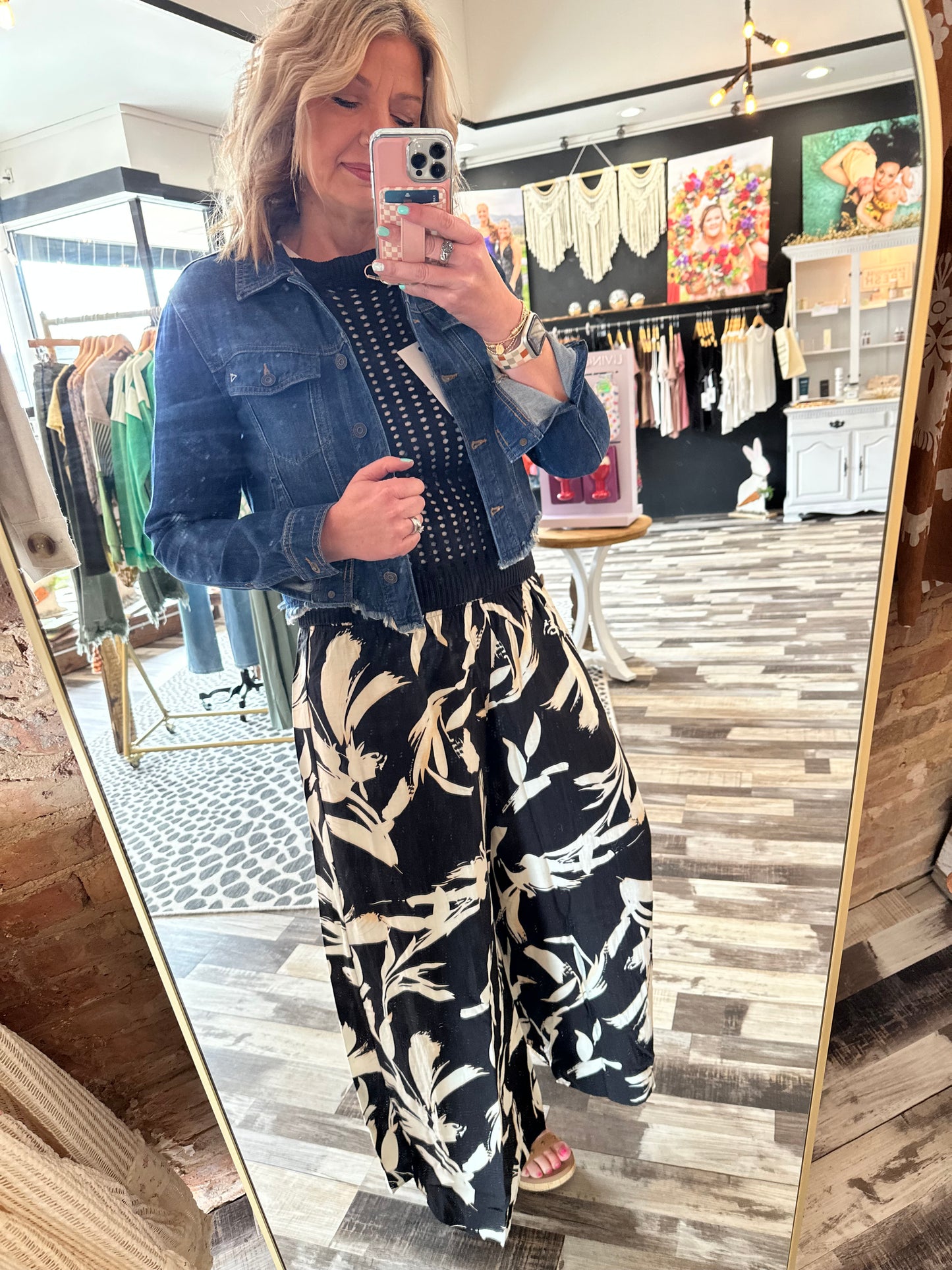 Floral Print Pants