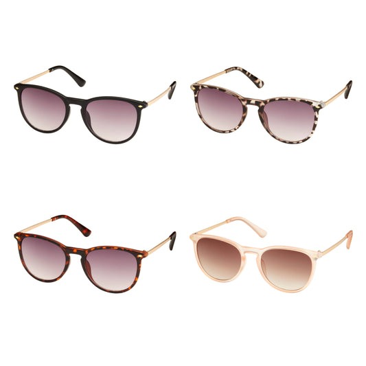 1340 Heritage - Beautiful Round Honey Tort Sunglasses