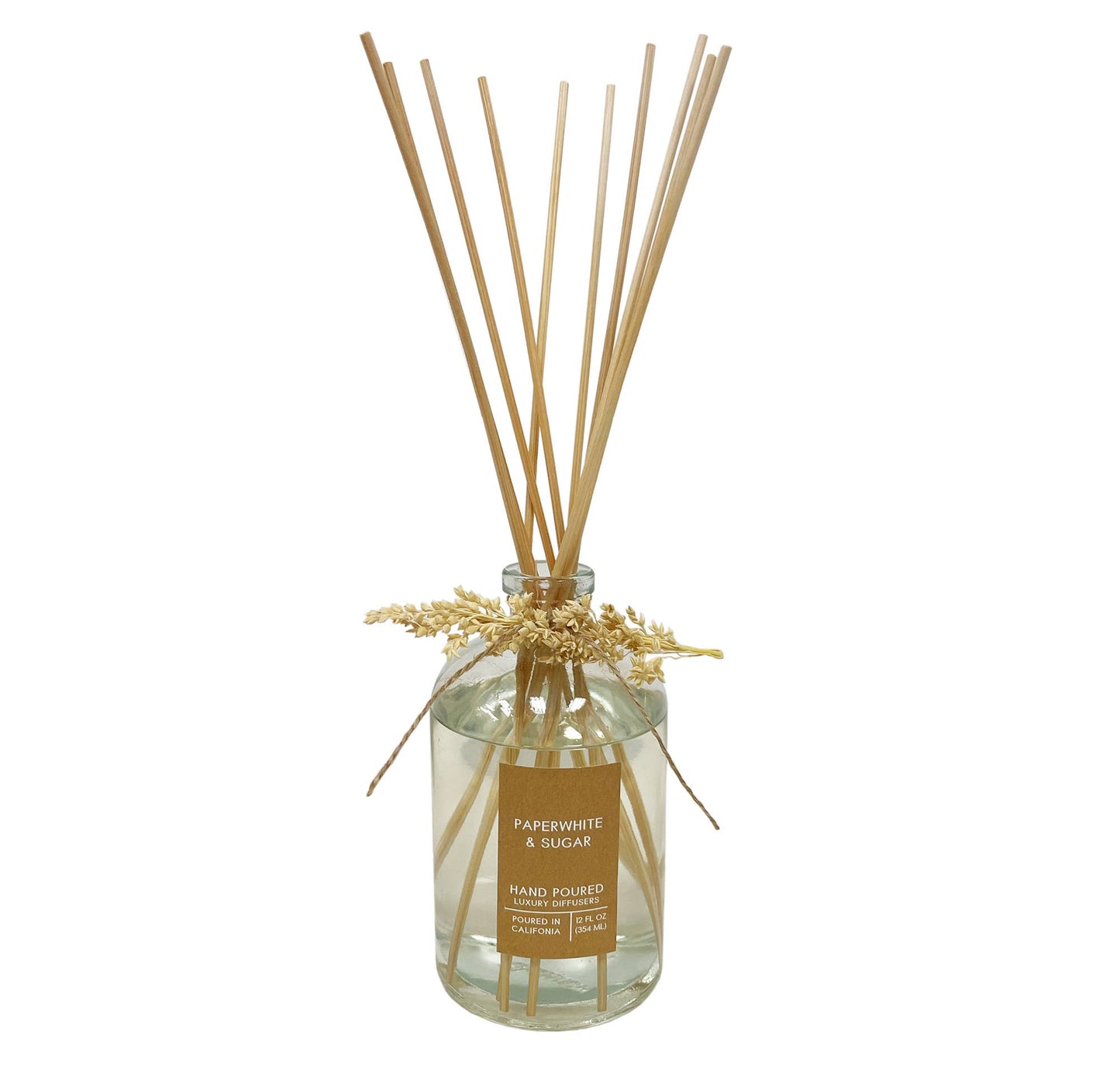 Paperwhite & Sugar Botanical Tie Reed Diffuser
