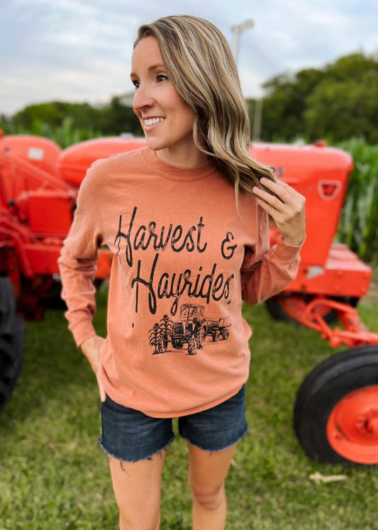 Harvest & Hayrides Long Sleeved Tee