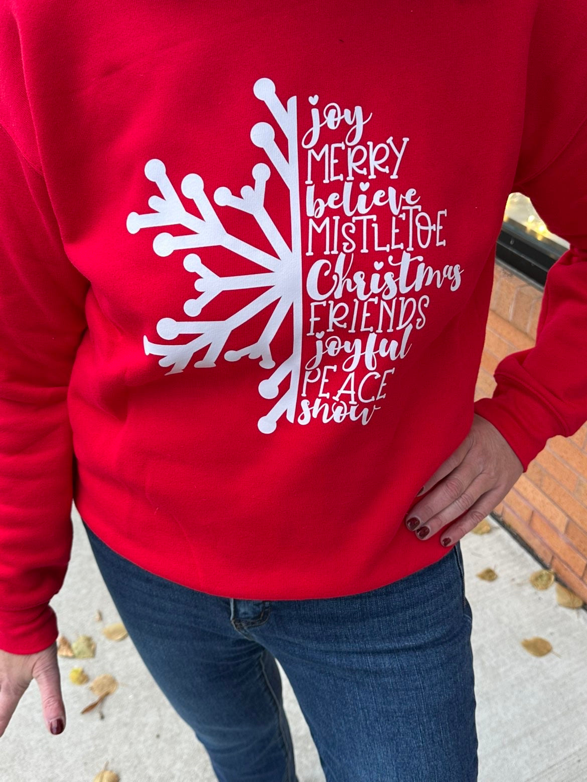 Christmas Snowflake Sweatshirt