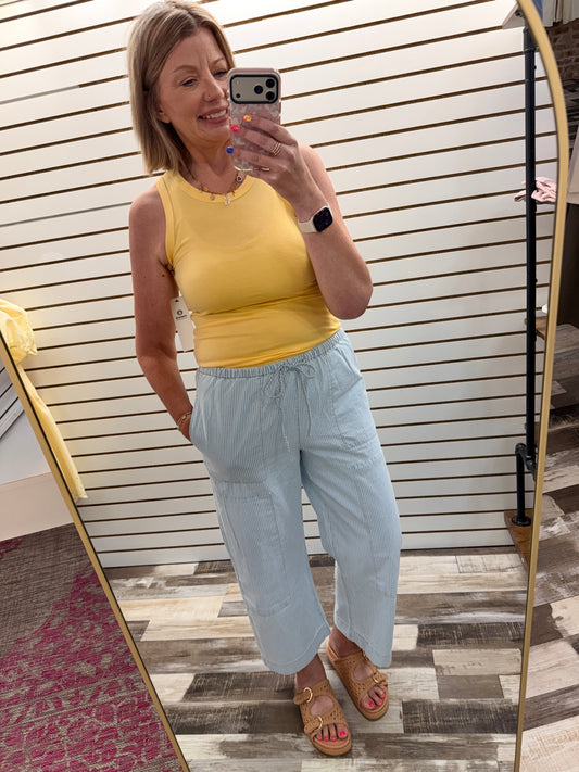 The Maci Micro-Ribbed Tank Top